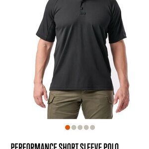 5.11 Tactical Black Short Sleeve Polo